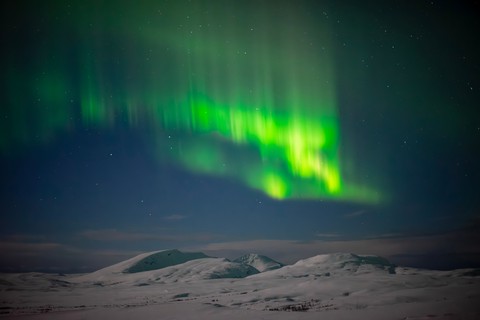 aurora, tundra壁纸