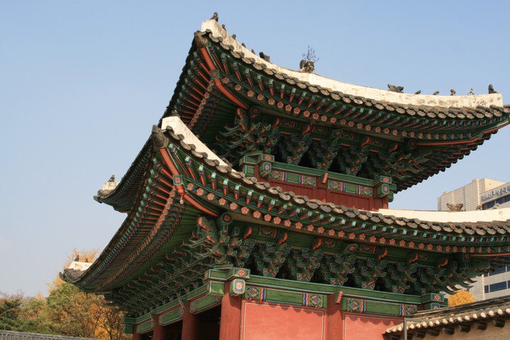 Traditional Hanok building