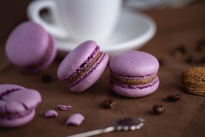 Purple Macrons