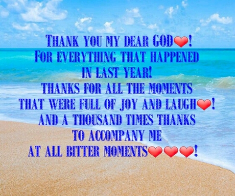 thanks my dear for everything❤