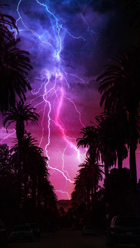 night, thunder háttérképek