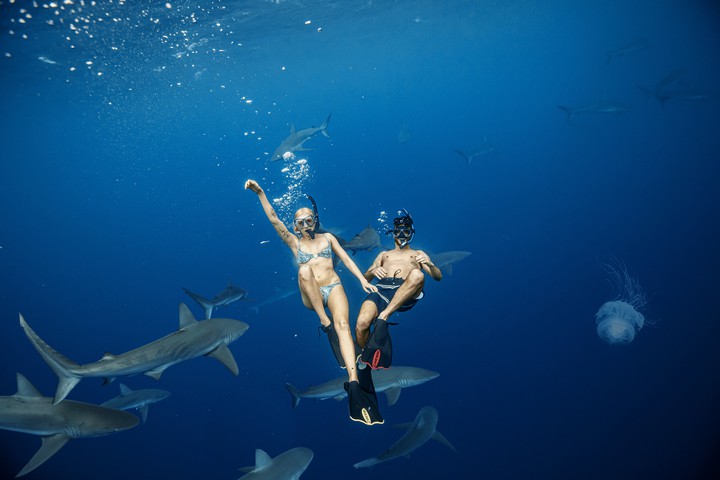 diving