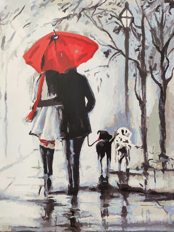red umbrella