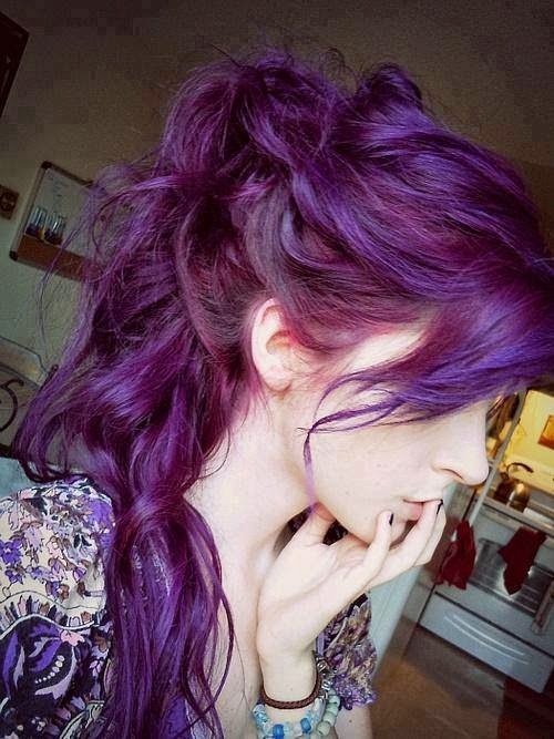 Purple hair