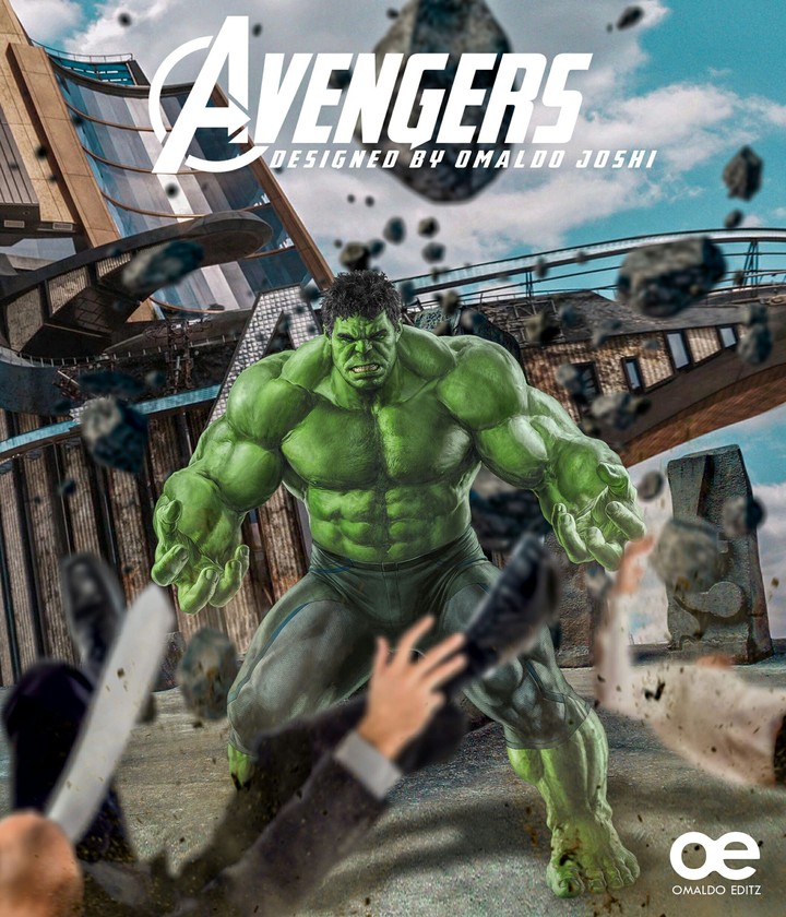 Marvel Avengers - The incredible Hulk photoshoped Wallpaper