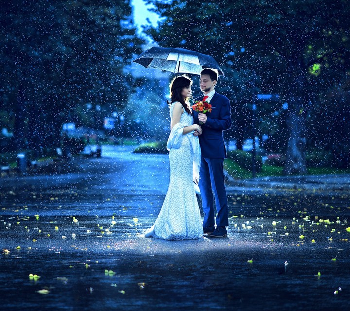 love in rain