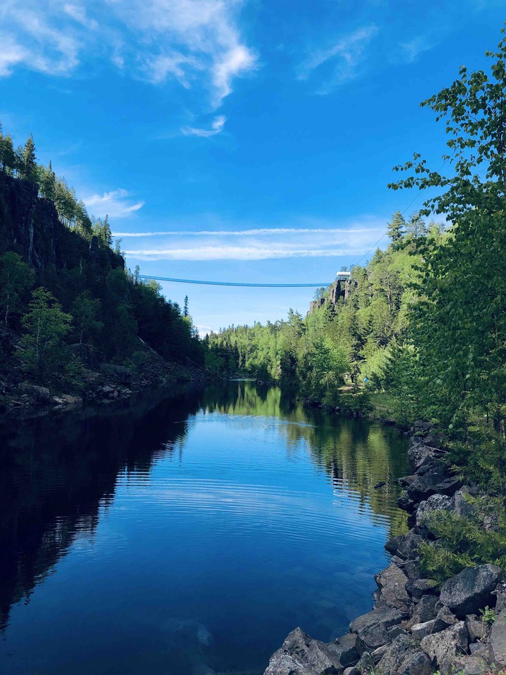 Hanging bridge