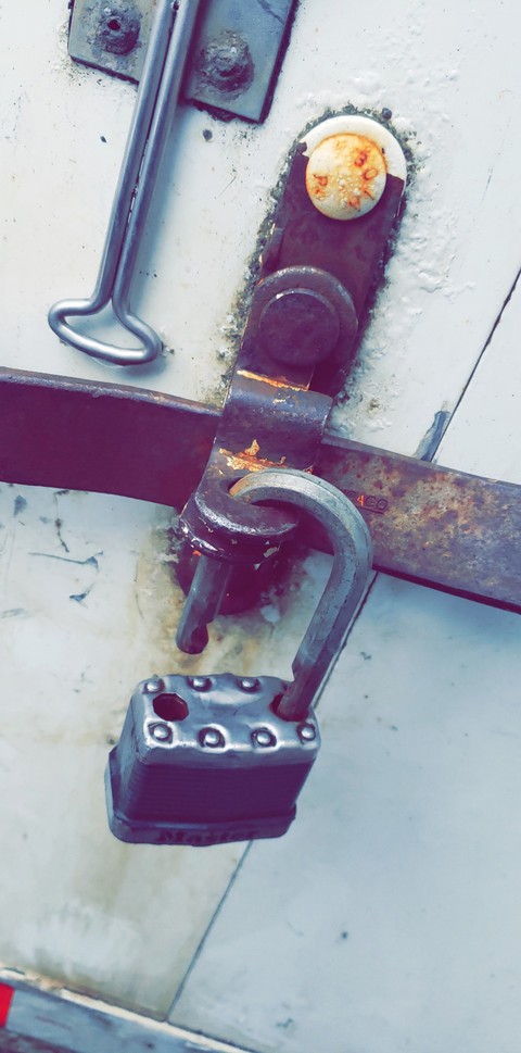 opened lock