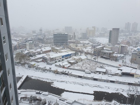 snow, Building wallpapers