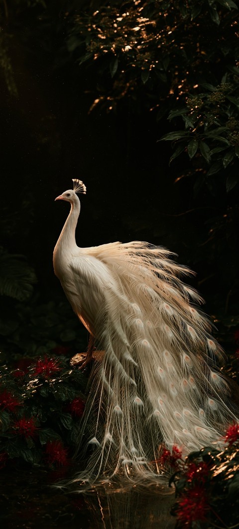 bird, peafowl壁纸