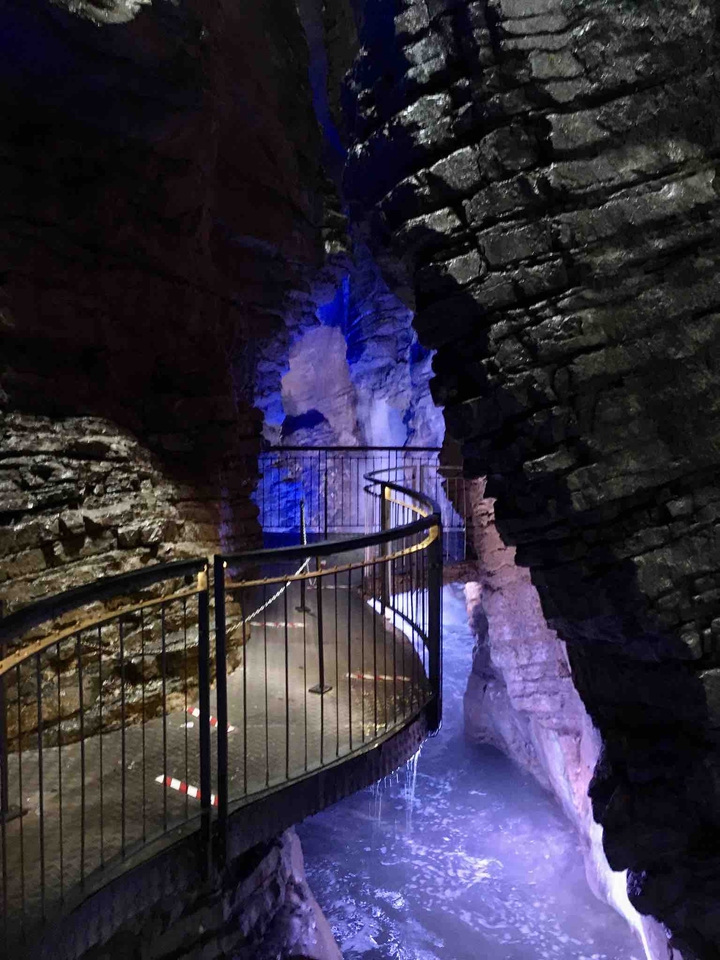 Varone waterfall and cave