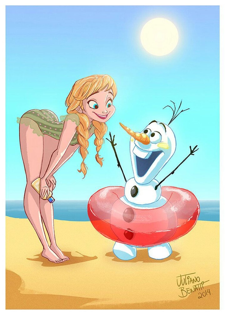 Anna and Olaf