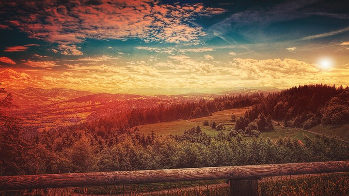 colourful sunrise 