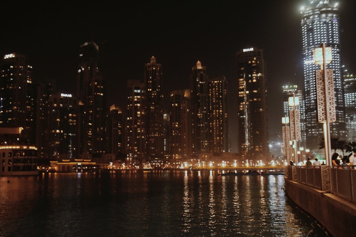 front of Burj Khalifa