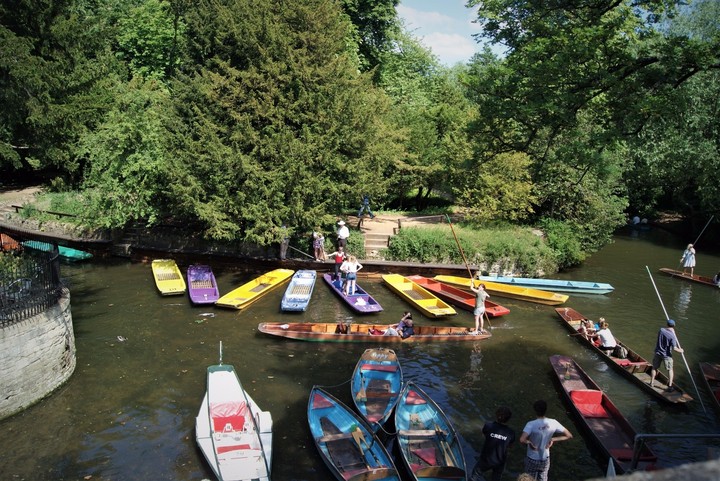 colourful boats on the river
