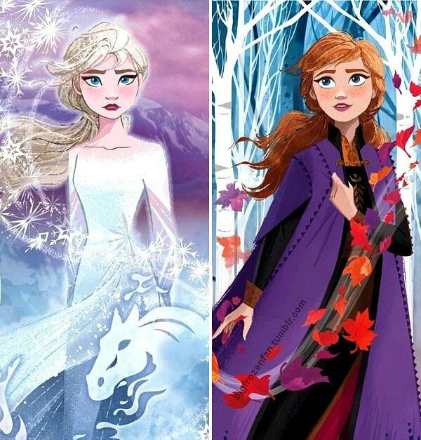 Elsa and Anna