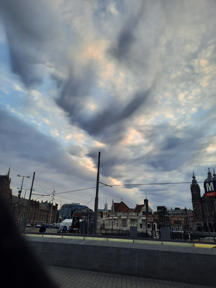 the sky