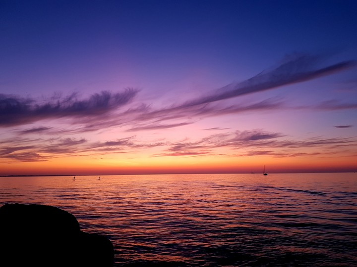 red sunset