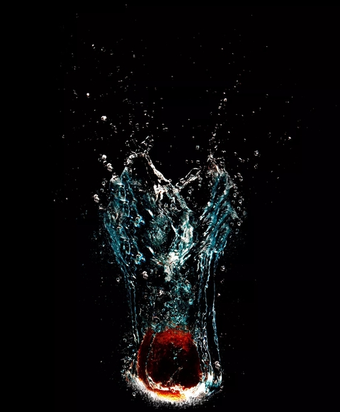 water splashes