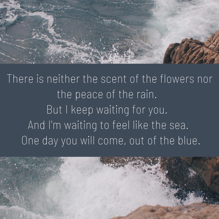 out of blue