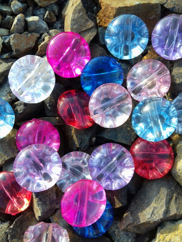 colored beads