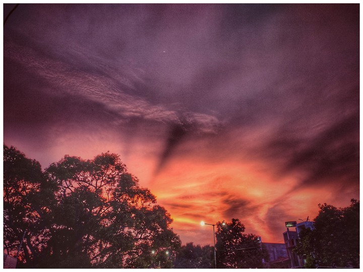 Clouds.