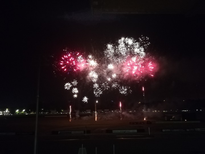 fuochi all'ippodromo di Cesena