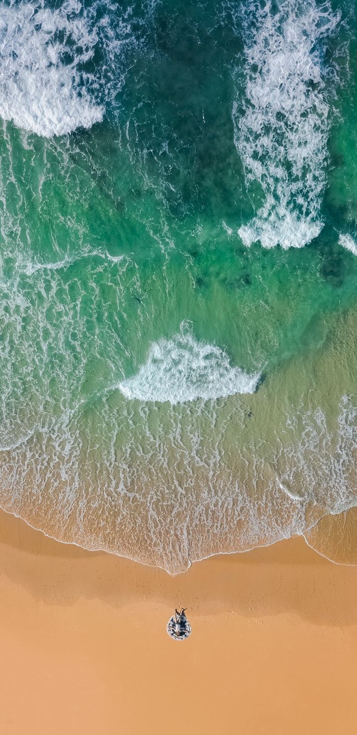 the beach