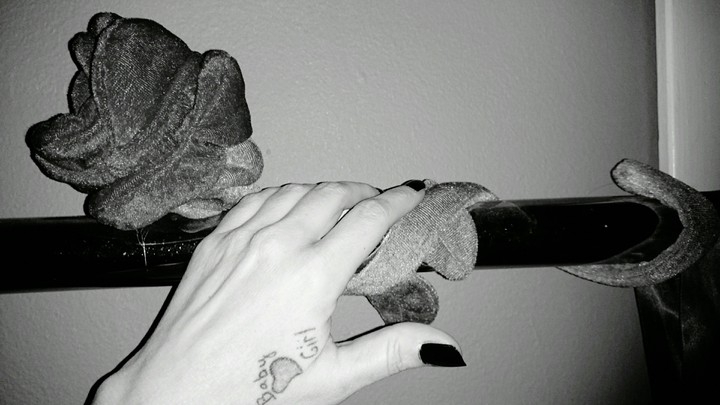 black and white photo