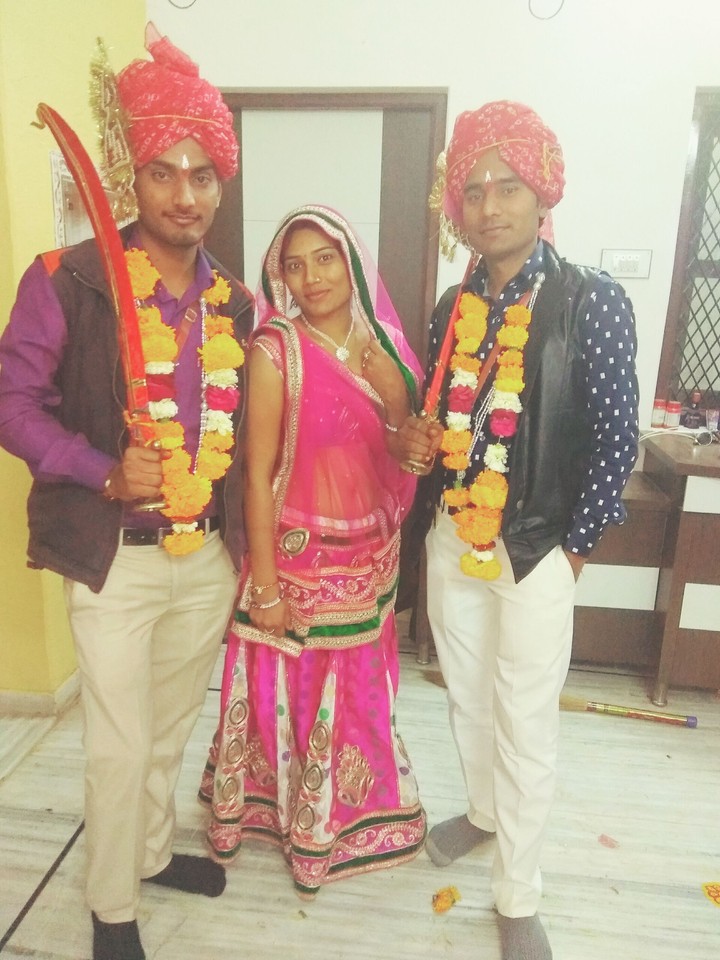 my brother  haldi rasam today