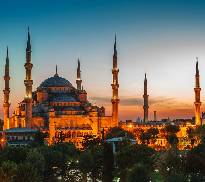 The Blue Mosque In Istanbul