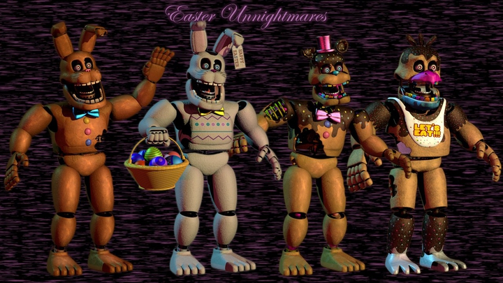 fnaf los unnightmares versión Easter