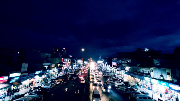 Urban Cloudy Evening