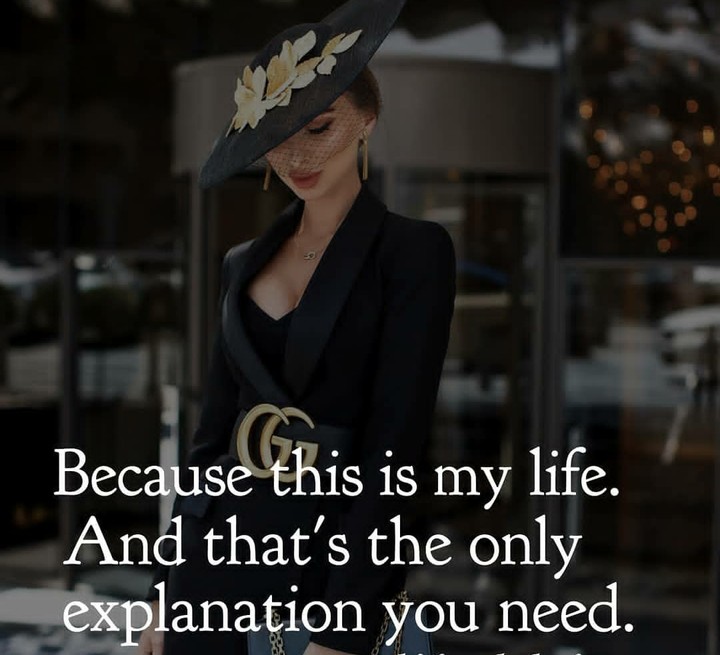 My life , my rules