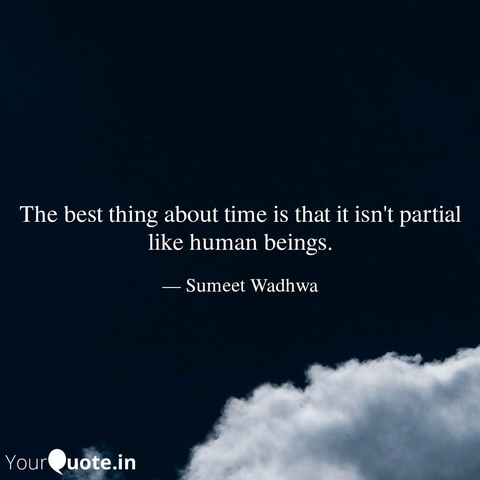 Time isn't partial