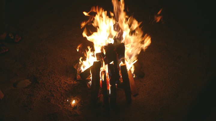 장작