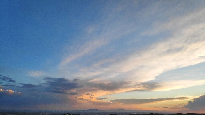 a wonderful sky in iran