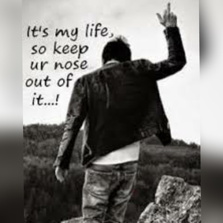 about my life...