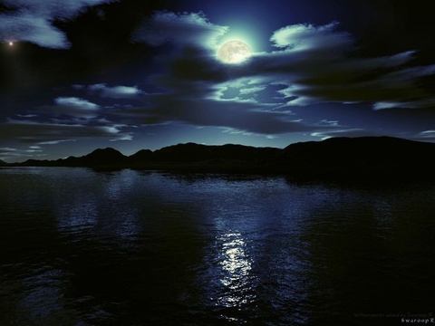 reflection, dusk Hintergrundbilder