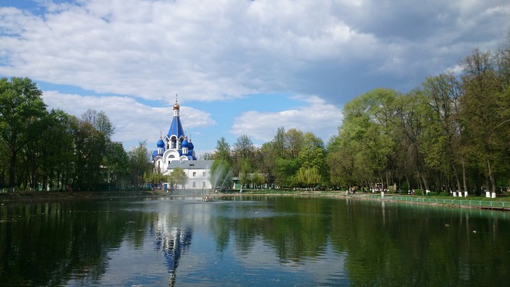 The silence in the park