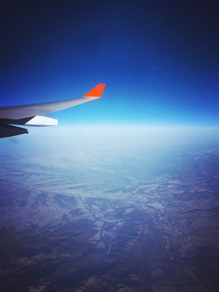 Sky above the Russia