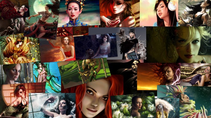 collage patch work