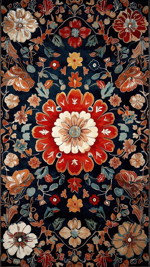 шпалери tapestry, red