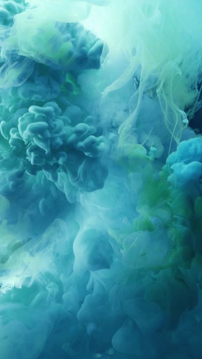 blue painting
