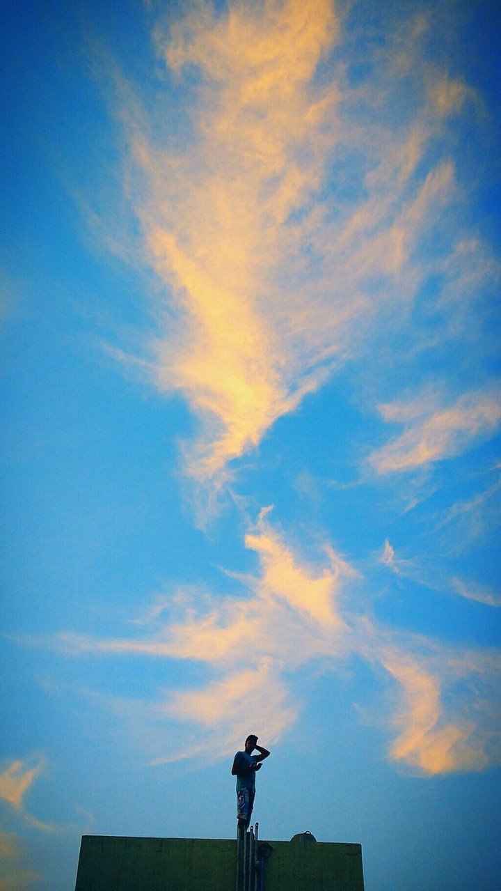 orange sky
