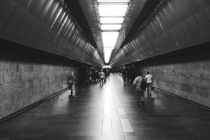 A subway station, Kyjv, Ukraine