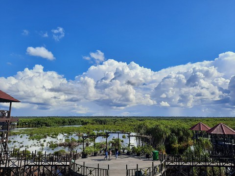 views of blue sky