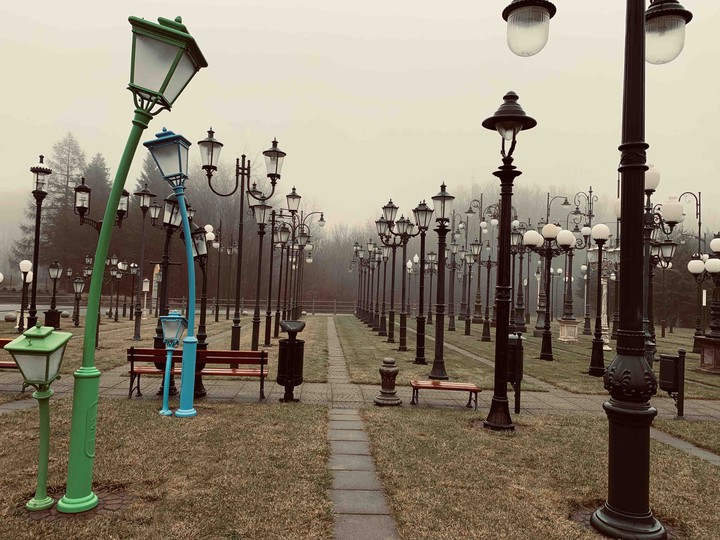 Grey lamps
