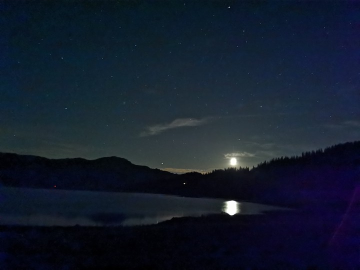 coucher de la lune