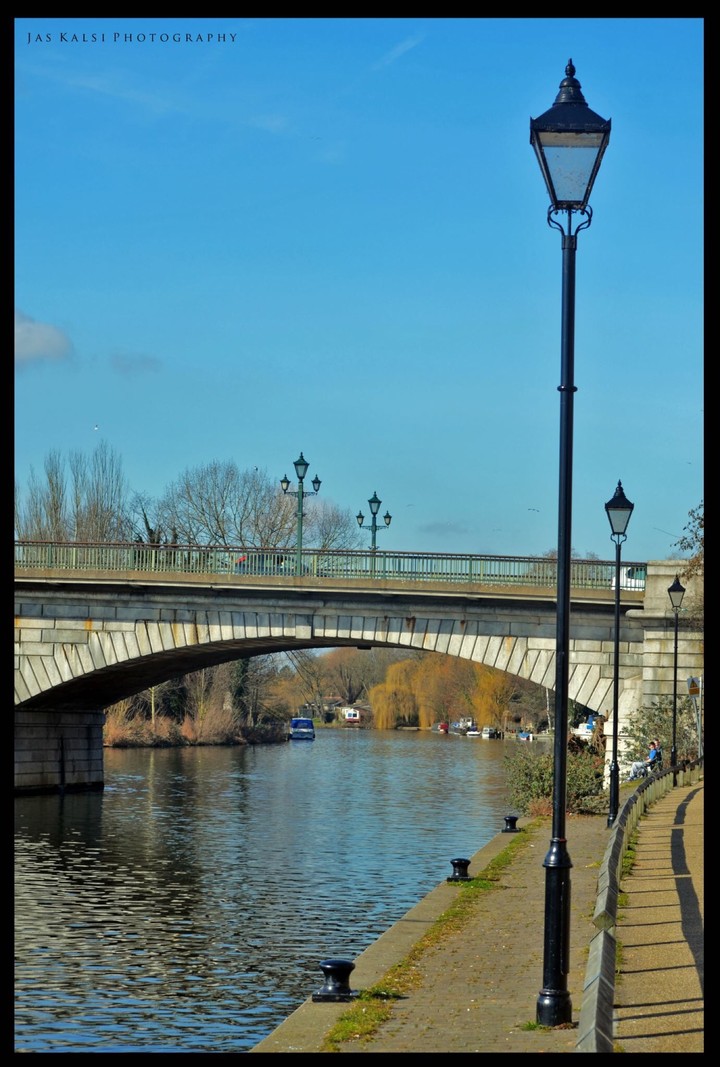 Bridge and Lamps